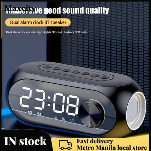 Radio FM Music Player with Alarm Clock Heavy Subwoofer BT Speaker 1200mAh Desktop Small BT Speaker for Party Outdoor Travel