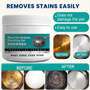 【Black Pot Turns White】Pot Bottom Black Removal Seaweed Mud Deep Cleaning Practical Kitchen Pot Bottom Cleaning Paste