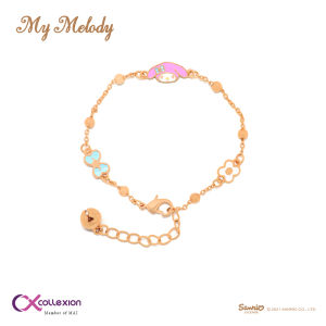 Collexion Joyful Ribbon Melody Bracelet Anak Lapis Emas Gold Plated