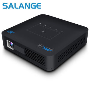 Salange  P15 Mini DLP Projector 4k Supported HDMI-Compatible Pocket Video Beamer Portable Android Home Theater Bluetooth 3D Proyector