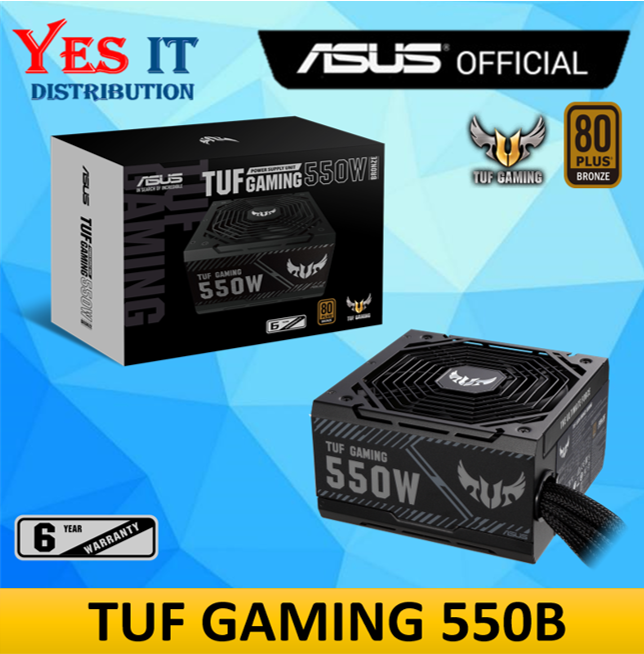 ASUS TUF GAMING 550B 550W 80PLUS BRONZE GAMING POWER SUPPLY | Lazada