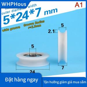WHPHous Chất lượng cao U rãnh 625 Vòng ròng rọc bóng mang bánh xe con lăn cho cửa sổ vòi hoa sen ròng rọc ngăn kéo POM hướng dẫn bánh xe
