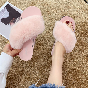 LHFriday สินค้ามาใหม่ รองเท้าเเฟชั่น  รองเท้าปุกปุย ดีไซน์น่ารักมากเวออร์ รองท้าผู้หญิงดูดีมีสไตค์ มุ้งมิ้ง ห้ามพลาดดสั่งมาได้เลย