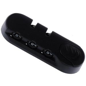 Multifuntional Black Travel Security Lock Portable Travel Lock Password Protected Lock ABS Texture Suitable for Bags