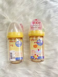 Bình sữa Pigeon PPSU PLUS cổ rộng nội địa Nhật 160ml/240ml - HÀNG CHÍNH HÃNG