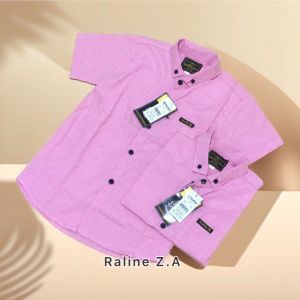 Terbaru Kemeja Anak Laki Laki Umur 1-14 tahun/Kemeja Maroon Anak Laki Laki/Kemeja Anak Maroon Lengan Pendek/Baju Kemeja Anak Laki Laki/Kemeja Anak Laki Laki Korean Style/Kemeja Anak Murah Kualitas Terbaik/Raline Z.A