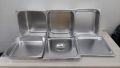 Khay inox GN 2/3 đựng thực phẩm buffet nhiều kích thước. 
