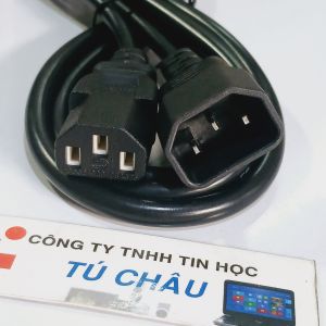Cáp nguồn máy tính cáp nguồn UPS chuẩn C13 - C14 / Cáp dài 1.5m