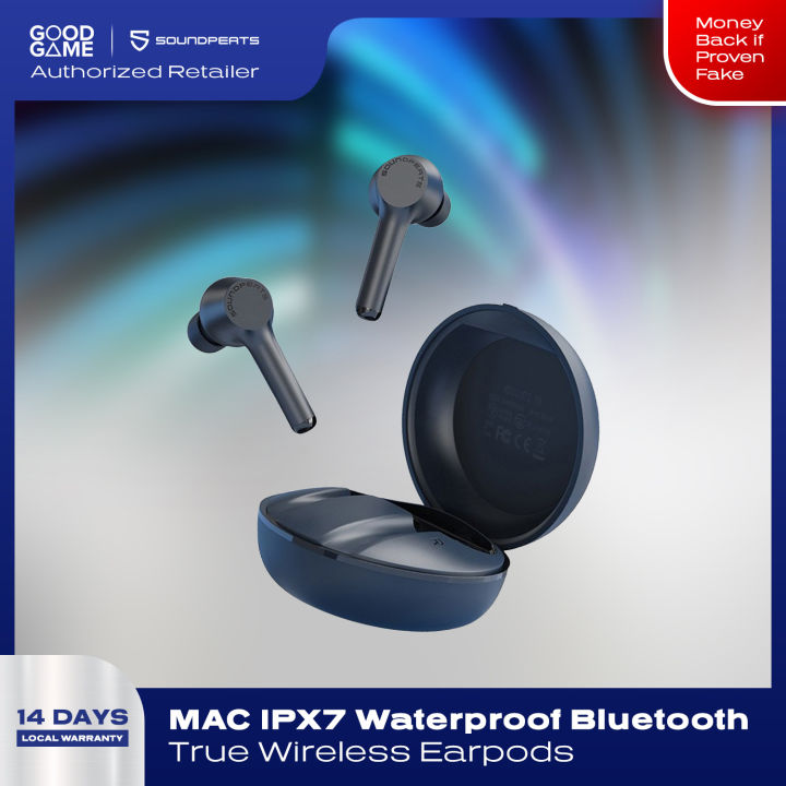 SoundPeats MAC IPX7 Waterproof Bluetooth 5.0 True Wireless Earpods Lazada PH