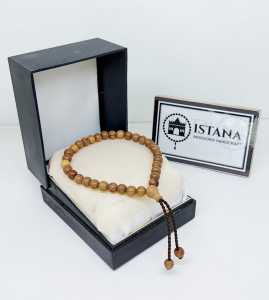 gelang tasbih kayu setigi size 5 mm terbaru