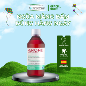 Nước Súc Miệng Perio-Aid Active Control 150ml/500ml - Sạch Mảng Bám Dùng Hàng Ngày