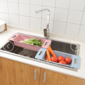 Rổ Gác Bồn Rửa Bát Gấp Gọn Tiện Dụng Màu Sắc Ngẫu Nhiên - Thiết Kế Tiện Ích Cho Bếp