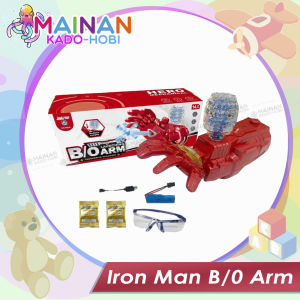 HOBI KOLEKSI MAINAN PRANK ANAK TANGAN TEMBAKAN SHOOTING SUPERHERO ARM IRON MAN