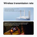 KEBETEME WIFI 6 USB Adapter AX300 Network Card Mini USB Dongle 2.4GHz 802.11AX Wireless Dongle Receiver For Win 7/10/11 Drive Free. 