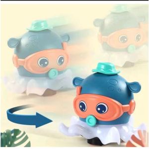 mainan edukasi viral gurita bola terbang / ball blowing octopus toy
