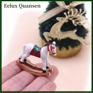 Eelux 1 mảnh 1 12 Dollhouse thu nhỏ Trojan Mô hình đồ chơi nhà búp bê mini trang trí Giáng sinh Phụ kiện tự làm cảnh phòng ngủ Prop