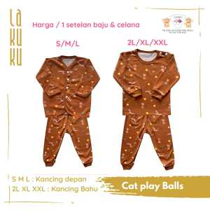 Lakuku - Setelan Libby Baby Baju Celana Panjang Kancing Depan Oblong S  sampai XXL