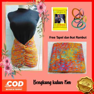 kembarshop Stagen bengkung katun 15m batik cap klasik motif n warna RANDOM