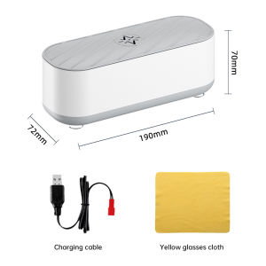 High Frequency Ultrasonic Glasses Cleaning Machine Ultraviolet Rays Watch Jewelry Cleaner with USB