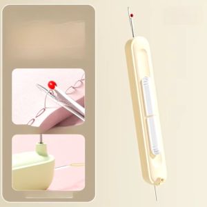 HETU070703. Double Head Threading Threader work Embroidery Cross Stitch Picking Thread Remover Handy-Stitch 2in1 Hand Sewing Special Tools for Elderly