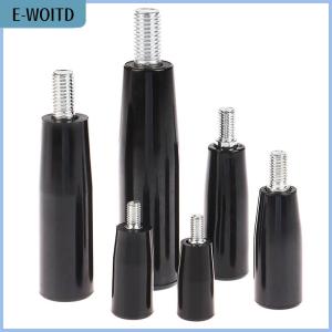 【E-WOITD】 1pc Revolving Handle M6 M8 M10 M12 Plastic Metal Knob Male Threaded Stem Handwheel Screw Milling Machine Tools Lathe Grinding