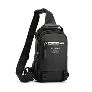 2022 ใหม่ผู้ชายกระเป๋าหน้าอกแนวโน้มแฟชั่นกระเป๋าสะพายข้างเดียว กระเป๋ากีฬาสันทนาหลังการเดินทางกันน้ำขนาดกระเป๋าเป้สะพาย ราคาที่สุด