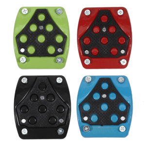 Strong Motorbike Foot Dowels Against Slide Pattern Plan Quick Install Mechanism Ergonomic Support for Traveling Trail Biking