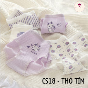CharmStore - Set 5 quần lót bé gái size đại quần chip tam giác cho bé gái quần chip nữ cute dễ thương từ 32 đến 65kg nhiều mẫu đẹp