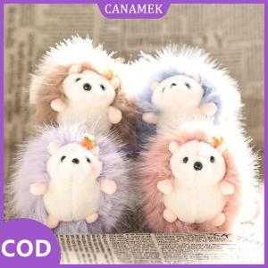 CANAMEK✨ 1pcs Kawaii Dễ thương động vật Mặt dây chuyền phim hoạt hình HEDGEHOG búp bê Keychain mềm nhồi bông đồ chơi sang trọng trang trí nội thất trẻ em Quà tặng cho trẻ em