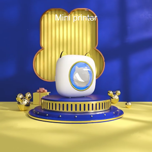 Mini Printer Portable Thermal Stickers Paper Inkless Bluetooth-compatible Wireless Portable Label Printer for Students