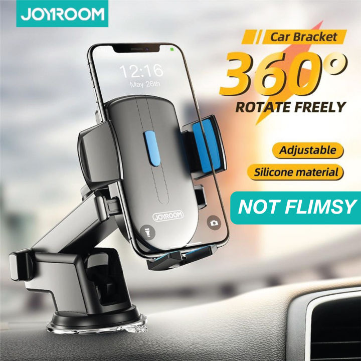 (SG) Joyroom 360° Car Phone Holder for Dashboard/Windscreen/Curved Dashboard Adjustable
