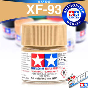 🌈 TAMIYA 81793 XF-93 LIGHT BROWN DAK 1941 ACRYLIC MINI 10ML PLASTIC MODEL HOBBY TOY PAINT VCA GUNDAM SINGAPORE