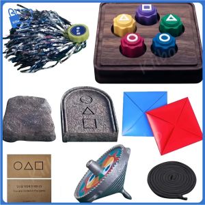 Tradisional Korea Game Set Game Gonggi / Ddakji/Biseokchigi