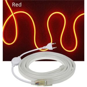 Lampu Led Kamar Tidur Aestetic Neon Flexible Panjang 1m 2m 3m 4m 5m 5 Led Selang Fleksibel 220v Warna Neon Box Outdoor ip65 strip waterproof