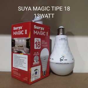 Lampu Emergeny Surya 13Watt TYPE 18 AC DC LED Bulb Cahaya Putih Original