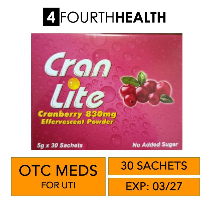 [EXP 03/27] CranLite Cranberry 830mg Effervescent Powder | Cran Lite ...