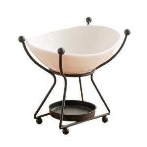 Detachable Aromatherapies Burners with Nonslip Base Ceramics Essential Oil Warmer Diffuser for Safe Use in Any Room