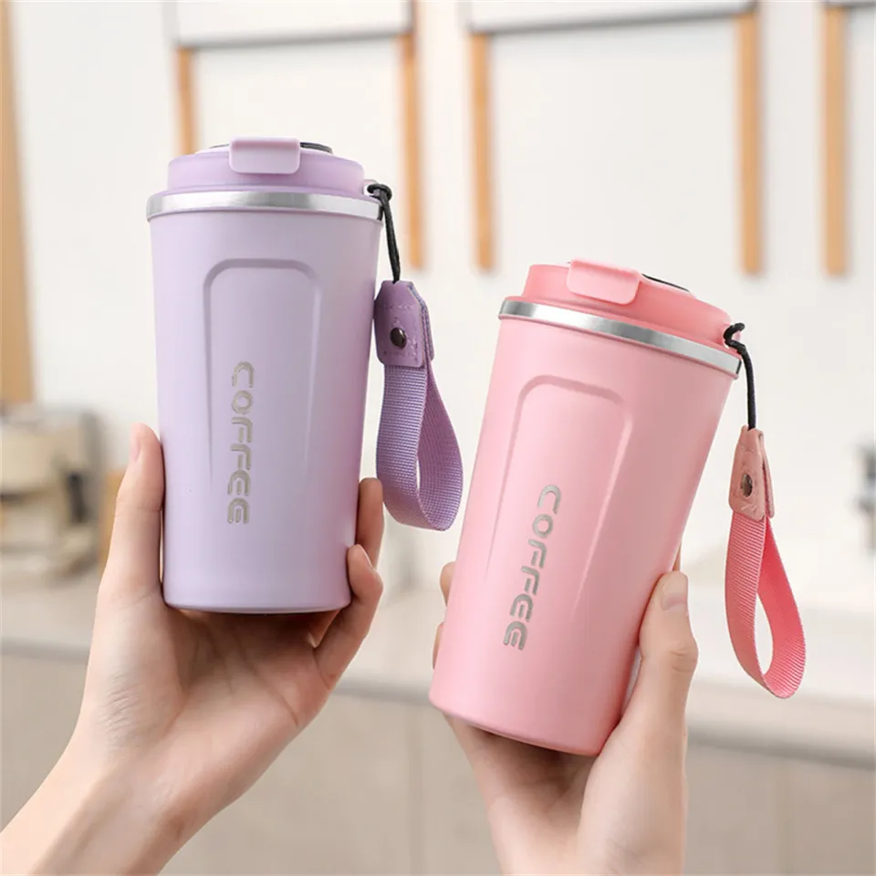 510ML Insulated Coffee Mug with Lid 18oz Vacuum Stainless Steel