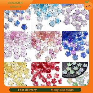 ❣️❣️❣️ 50Pcs New 19MM Acrylic Cherry Blossoms Flower Beads Petals Charm Connectors Diy Earrings Hair Jewelry Making Resin Acessories