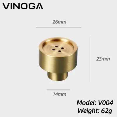 [SG STOCK] VINOGA Brass Cabinet Handle and Knobs Furniture Pulls Wardrobe Kitchen Cabinet Handles and Knobs Cabinet Cupboard Hardware｜Furniture Knobs and Handle