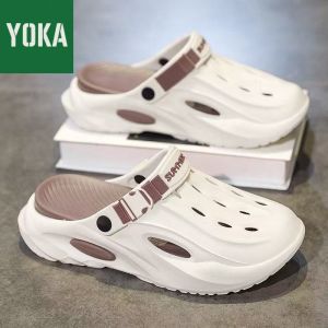 YOKA Classic Casual Sandals|Non-Slip Lightweight Slippers for Sports Driving & Street Style Lightweight Breathable Travel Sandals