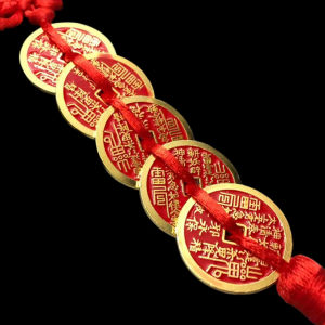 已开光 招财 化太岁 山鬼铜钱 Fortune Taishui Mountain Ghost Copper Coin National Style Pendant Door To Door Pendant Adornment Add Fortune Increase Transport Vermilion Copper Coin Pendant Pendant 国风挂件门对门吊坠挂饰添福增运朱砂铜钱吊坠挂件