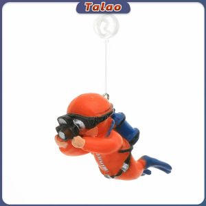 Talao Aquarium Decor Fish Tank Floating Cute Decoration Diver Ornaments DIY Toy