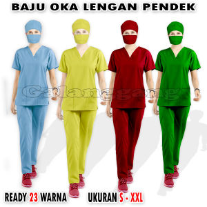 Baju Oka Lengan Pendek: Bahan Lembut & Adem untuk Baju Dokter, Bidan & Perawat