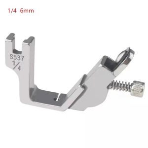 S537 Elastic Band Presser Foot Stretch Full Steel Elastic Gathering Presser Foot Adjustable Industrial Lockstitch Sewing Machine Parts Accessories