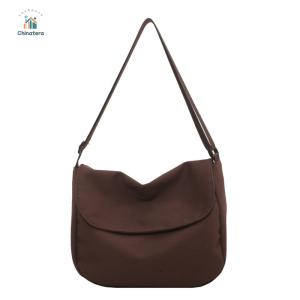 Crossbody Bag for Men Women Multi-pocket Messenger Bag Nylon Solid Satchel Purse