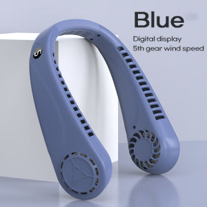 Neck Fan Portable Cool USB Rechargeable High-capacity Battery Five-speed Adjustment Hanging Fan