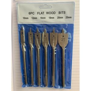 Bộ 6 Mũi Khoan Khoét Lỗ Gỗ Hình Đuôi Cá Chuyên Dụng - Mũi khoét gỗ
