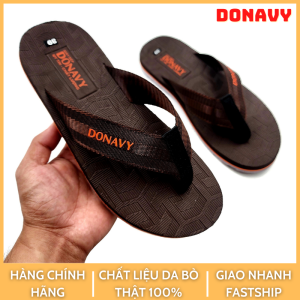 Dép xỏ ngón nam Donavy kiểu quai dù cao cấp đế dẻo đi nhẹ êm chân bao đi nước D.KTL