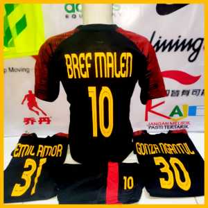 JERSY 1 SET GRATIS SABLON NAME SETT CETAK NAMA + NOMOR  POLYFLEK BERKUALITAS